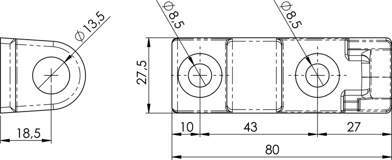 Scharnierlager Rapid H871KL