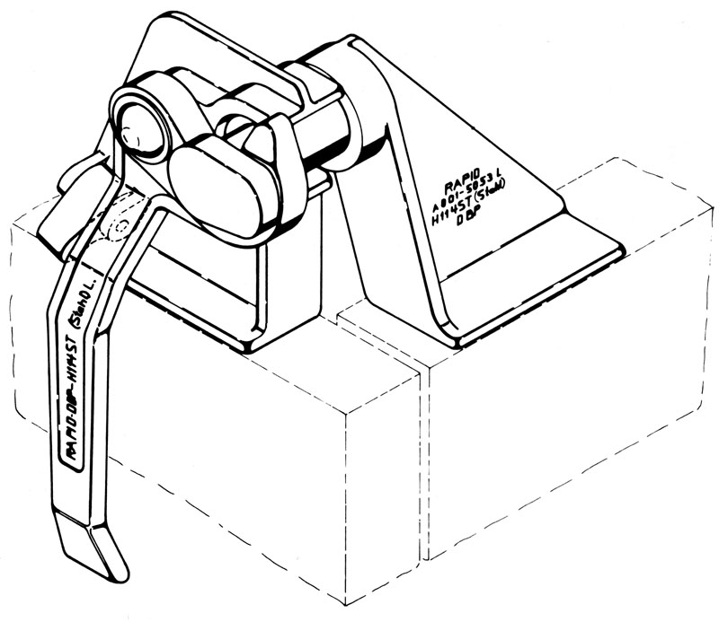 Pendelverschluss mit Pendelzapfen Rapid H114ST